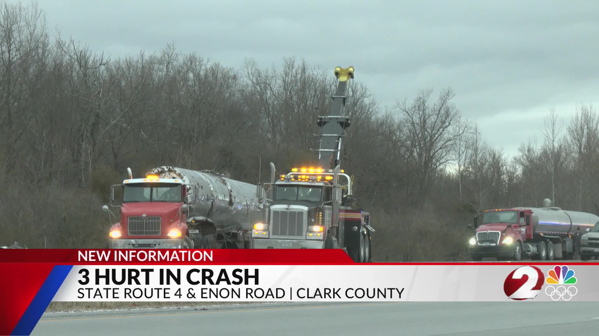 3 hurt in crash on SR 4, Enon Road in Clark County – WDTN.com