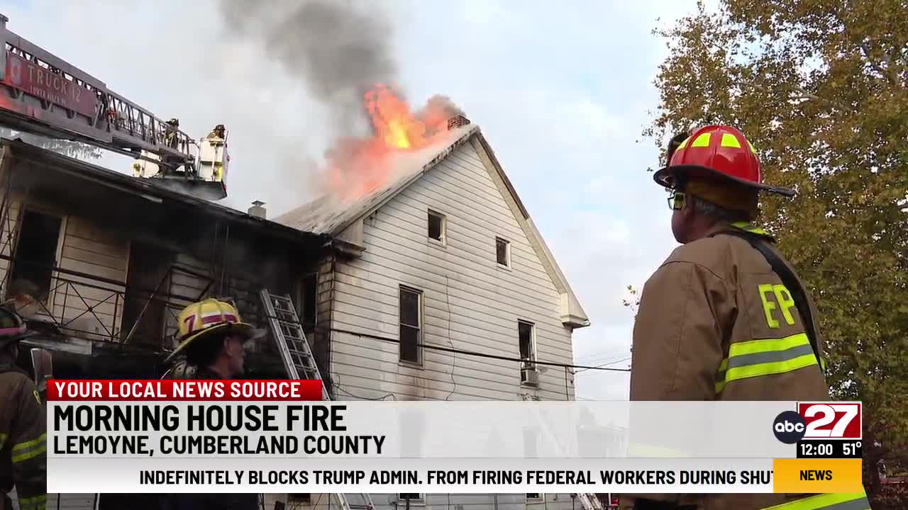 Crews battle morning fire in Cumberland County – ABC27