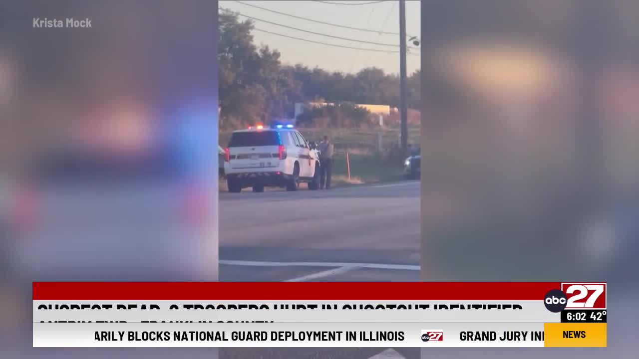 New details released after troopers shot in Franklin County shooting ...