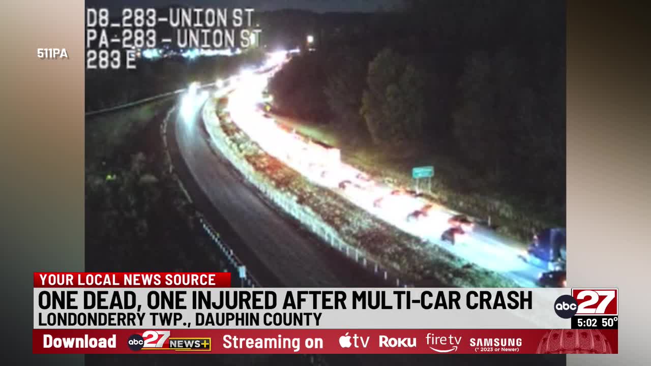 One dead after five-vehicle crash in Dauphin County – ABC27