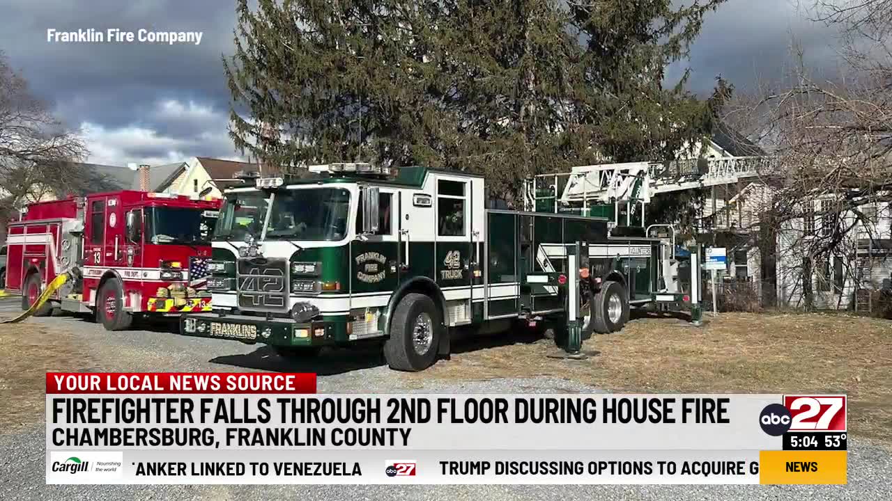 Crews battle house fire in Franklin County – ABC27