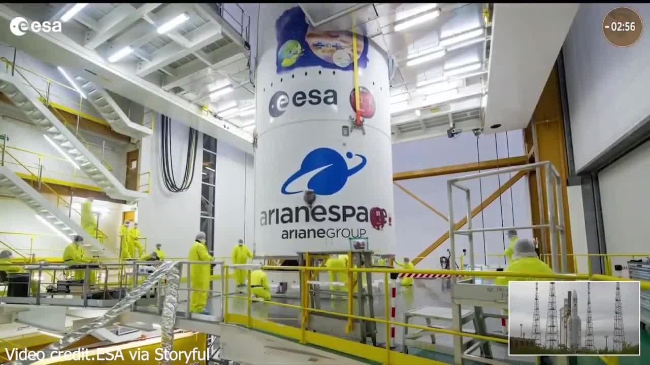 Sloth appears at mission launch site in ESA broadcast WKRN News 2