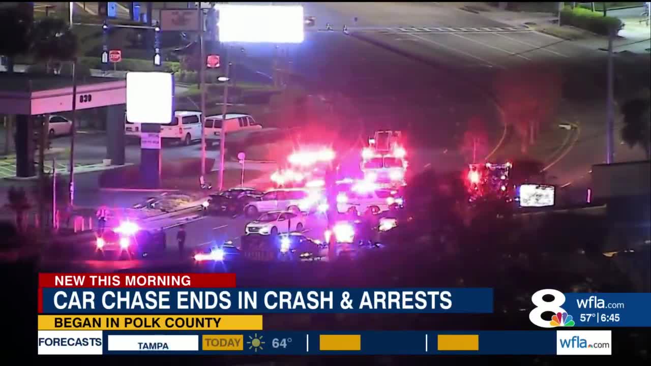 Stolen car with 7 people inside leads deputies, troopers in cross ...