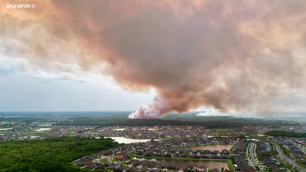 Brush fire at Alafia River State Park – WFLA