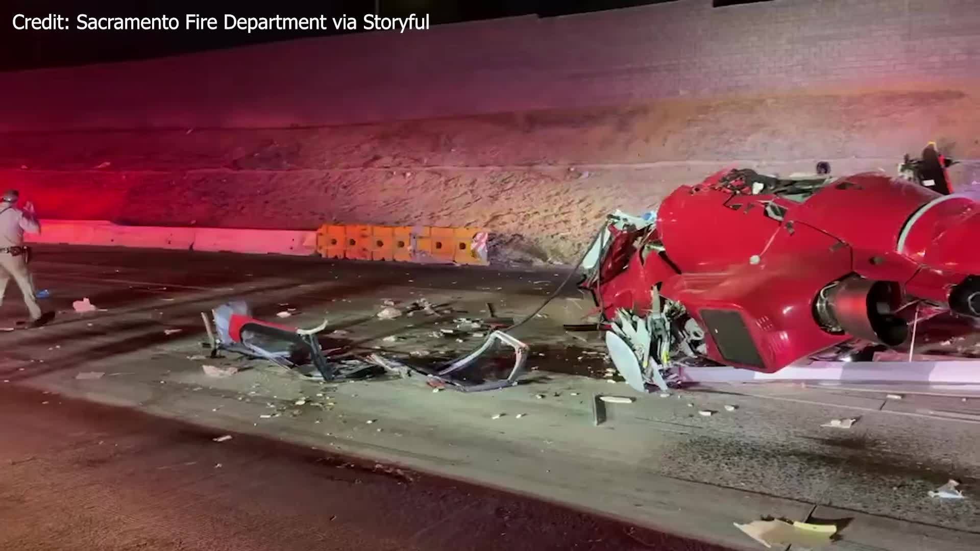 Medical helicopter crashes onto busy California highway – WFLA
