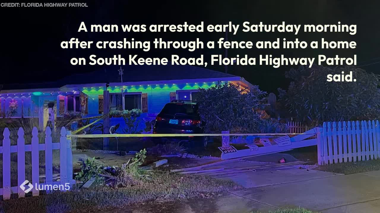 DUI driver crashes into Clearwater home – WFLA