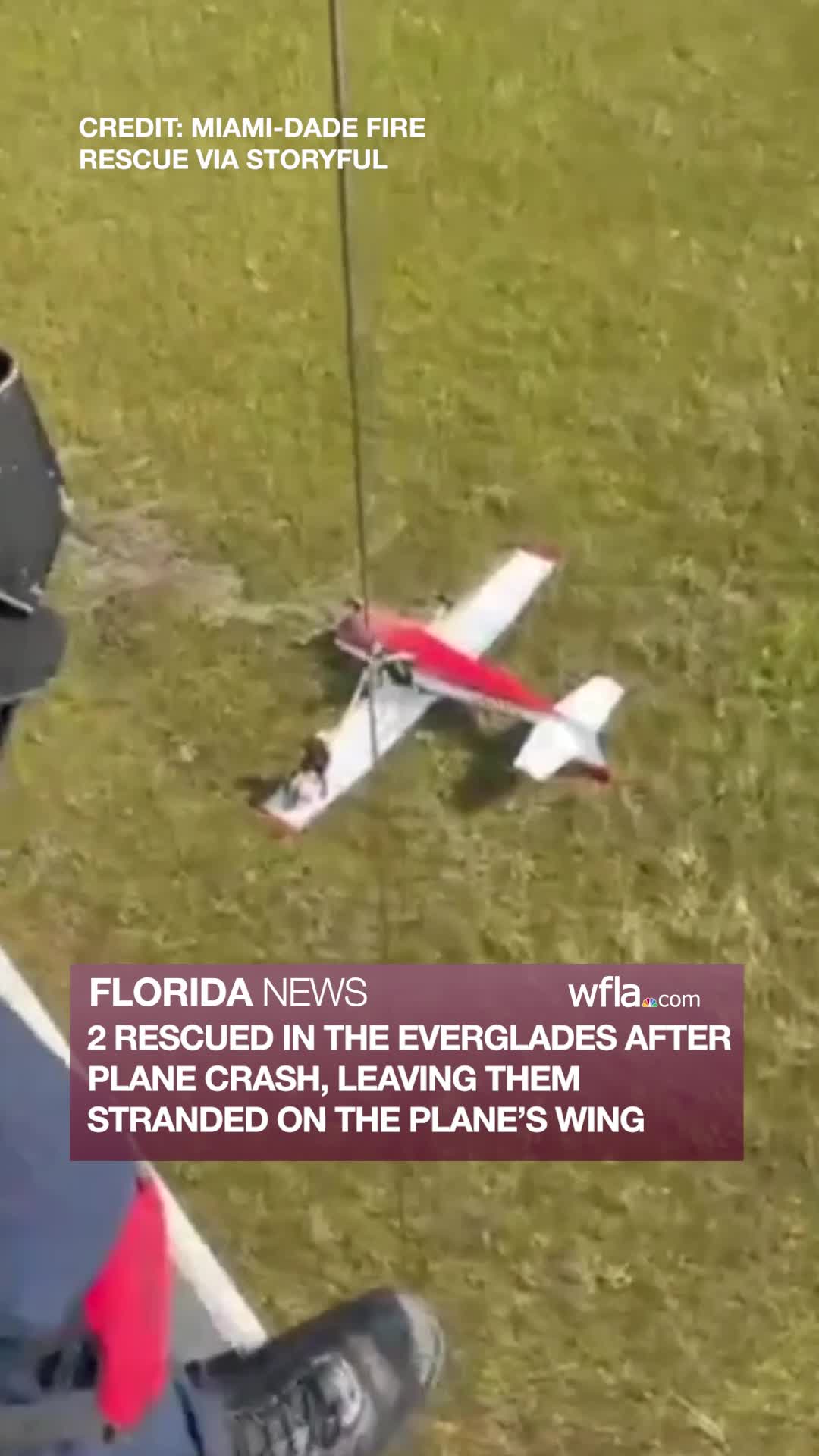 2 Rescued in the Florida Everglades After Plane Crash, Leaving Them ...