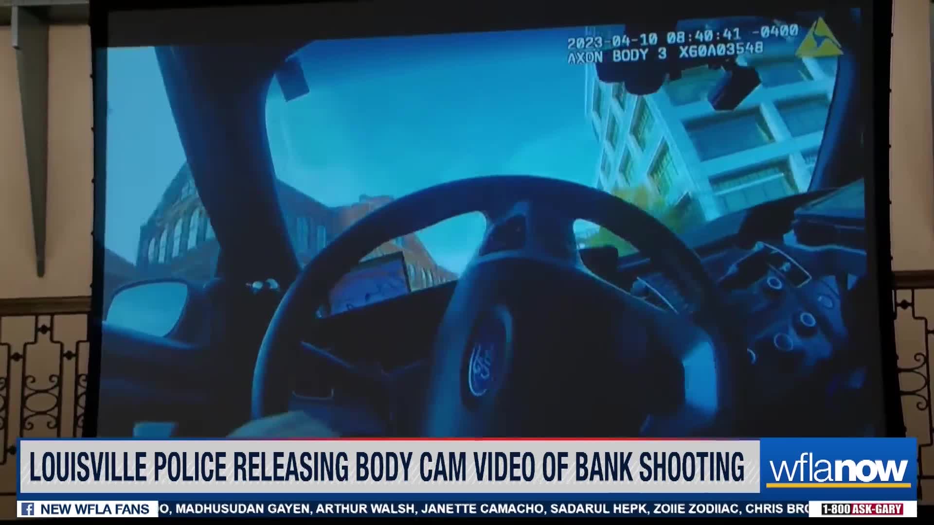 Louisville Police Release Body Camera Video From Shooting – WFLA