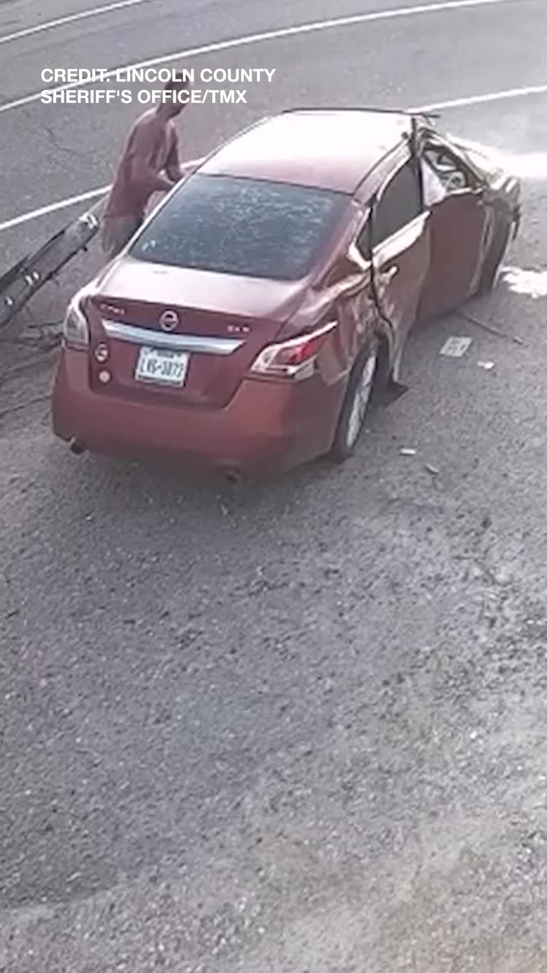 VIDEO: Man washing windshield narrowly escapes being run over by car ...