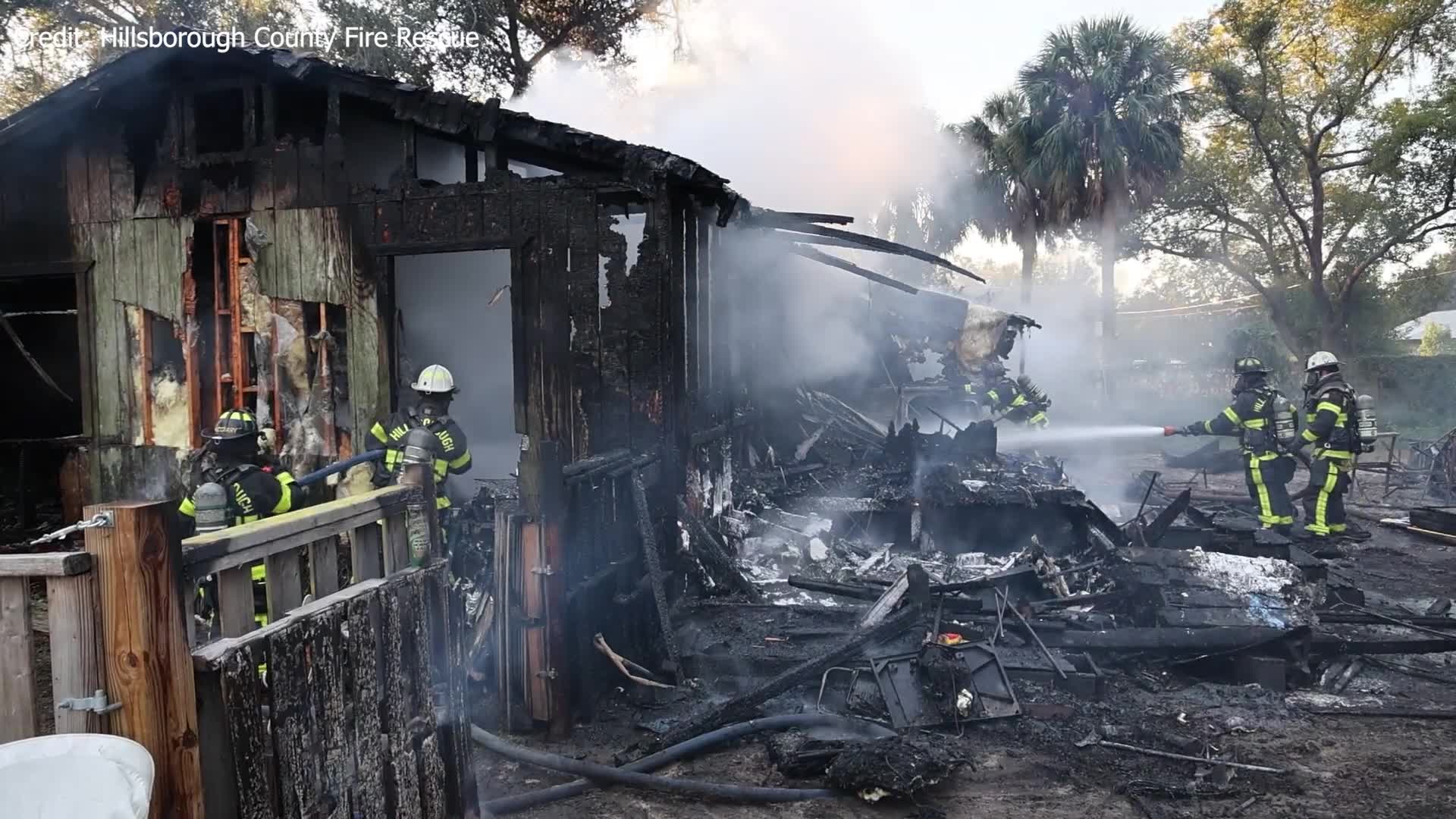 2 families displaced after crews battle separate house fires in ...