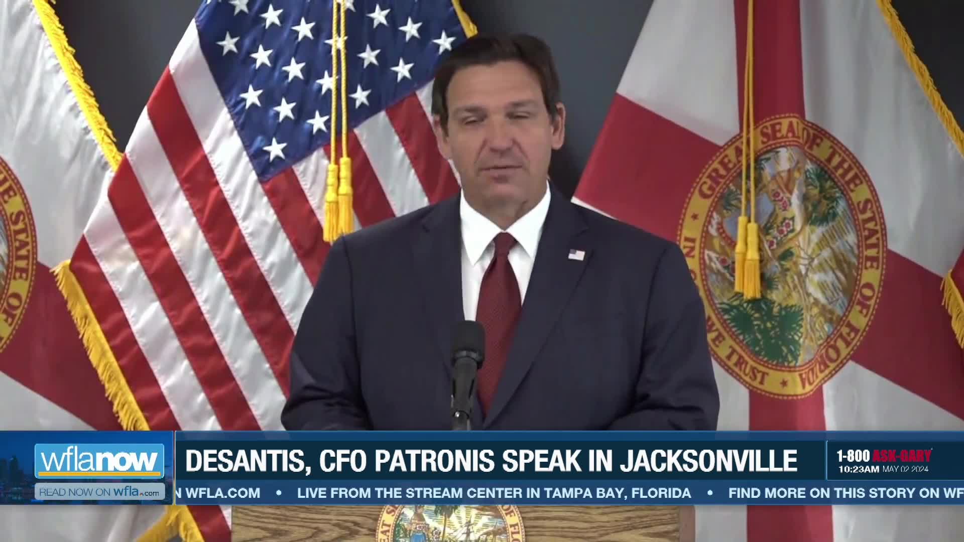 DeSantis holds news conference in Jacksonville WFLA