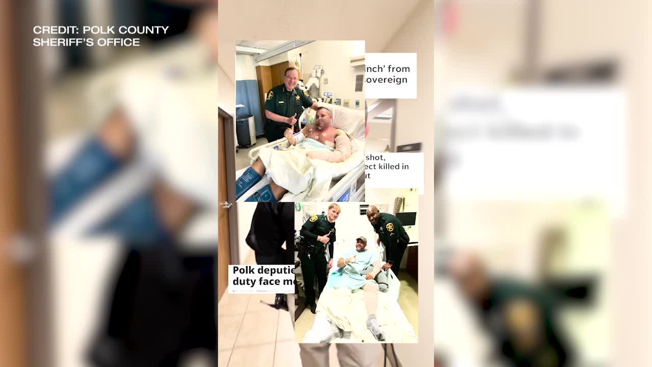 Deputy shot in line of duty in 2024 returns to work – WFLA