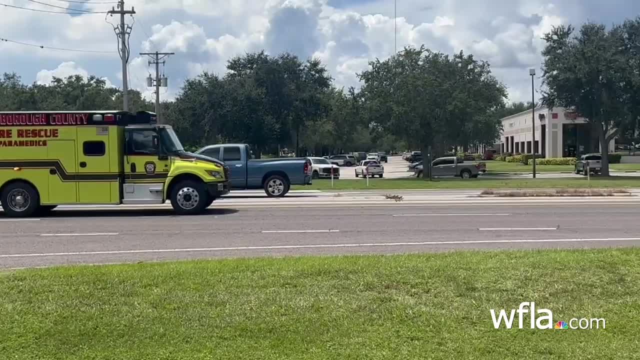 Large fire reported off US-301 in Hillsborough County – WFLA