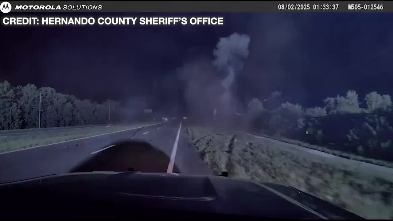 Fiery explosion when DUI driver slams into utility pole – WFLA