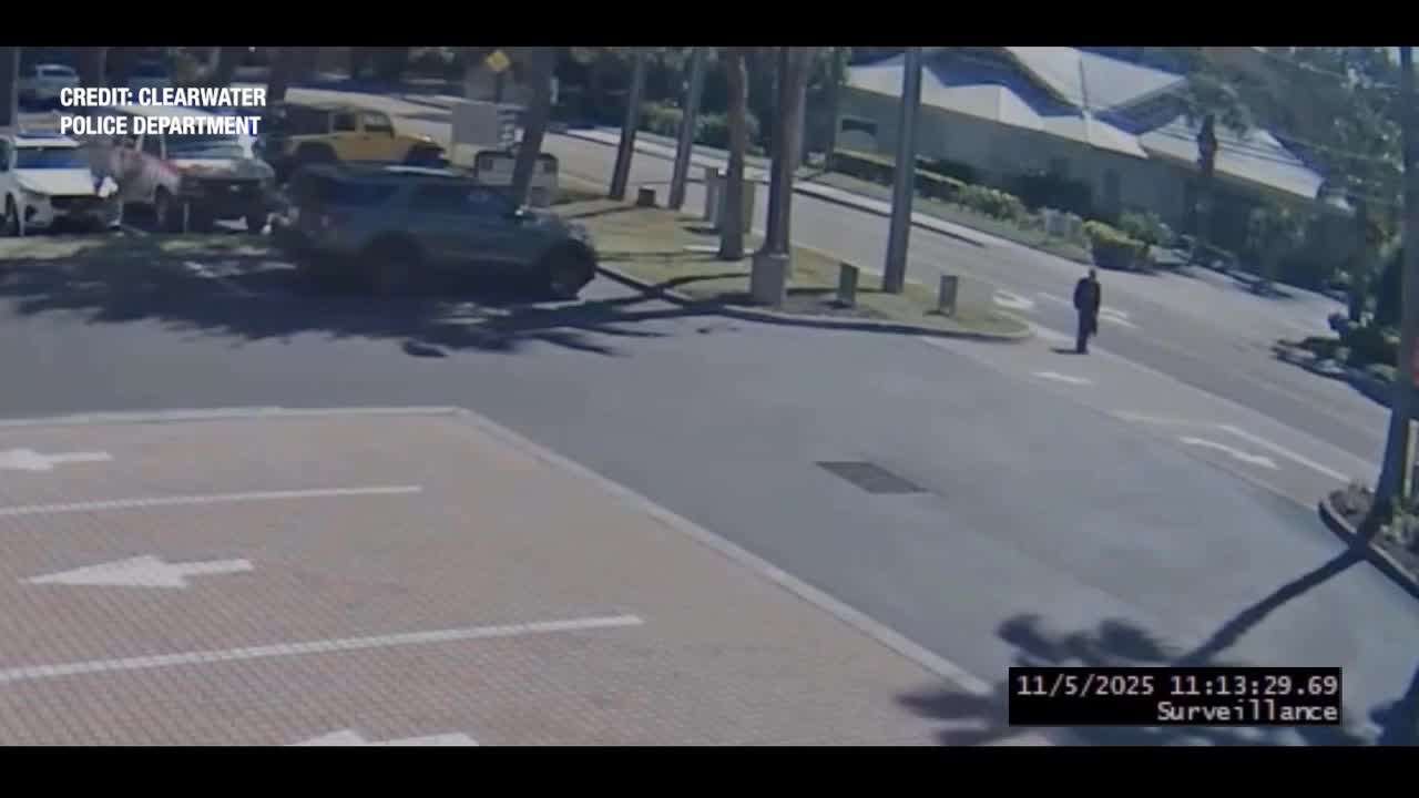Clearwater police provide footage of armed bank robbery suspect ...