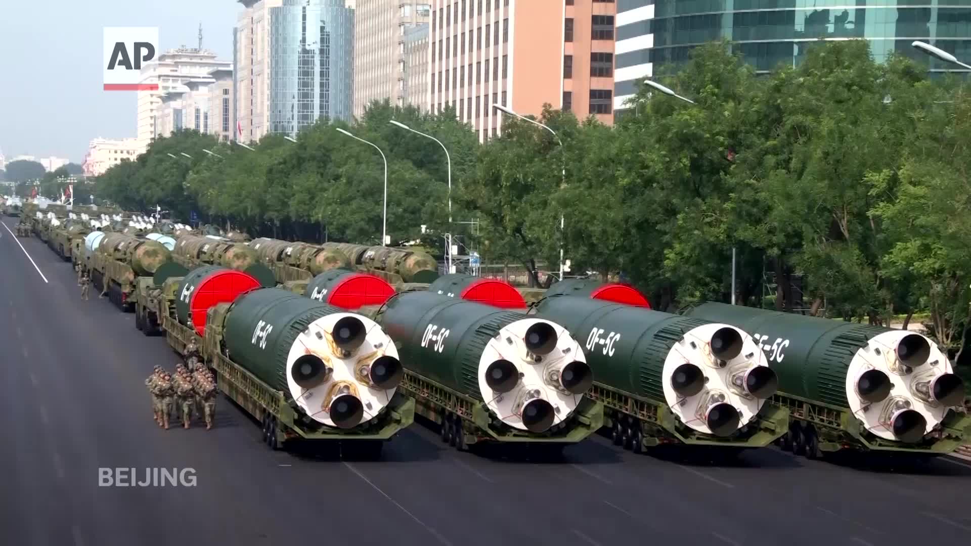 Weapons, military units on display in China’s major parade – WFLA