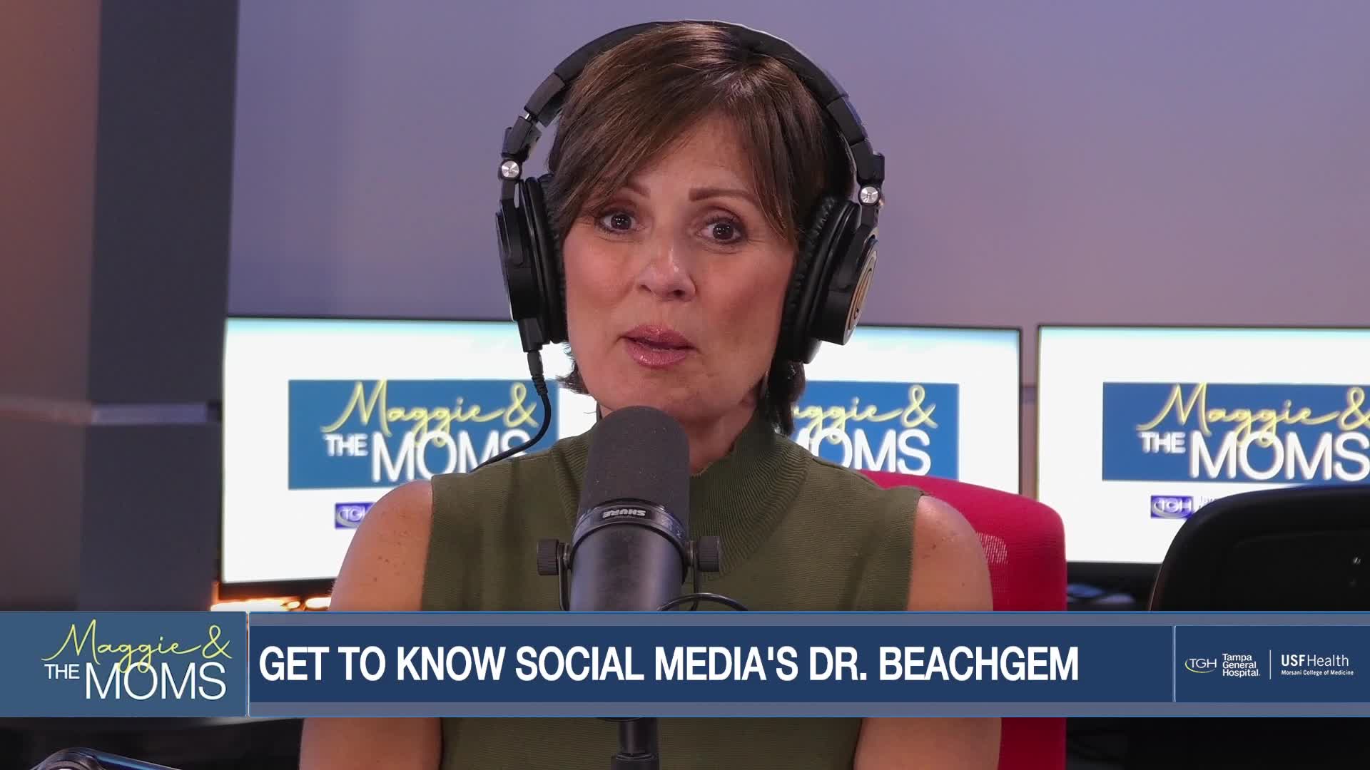 Meet social media's "Dr. Beachgem" | Maggie and the Moms episode artwork