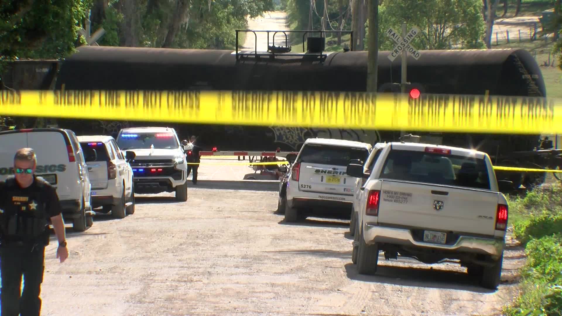 Train vs. pedestrian collision in Dade City – WFLA