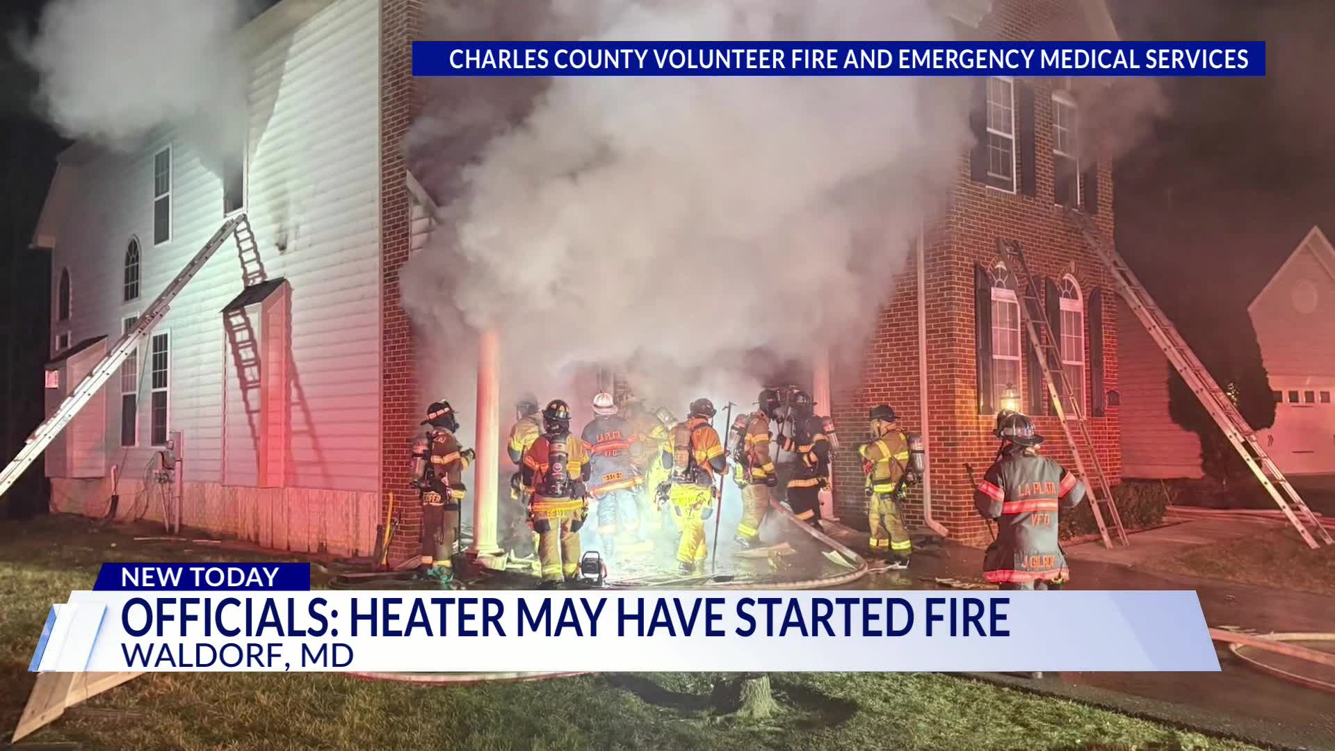 Space heater may have caused Waldorf house fire that left 2 displaced ...