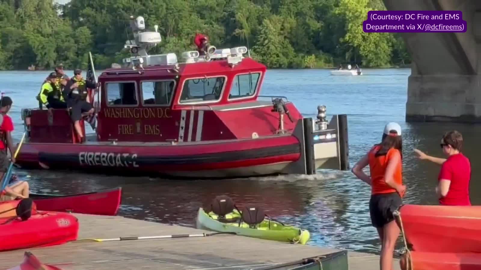 Responders rescue 2 people from Potomac River in DC – DC News Now | DC ...