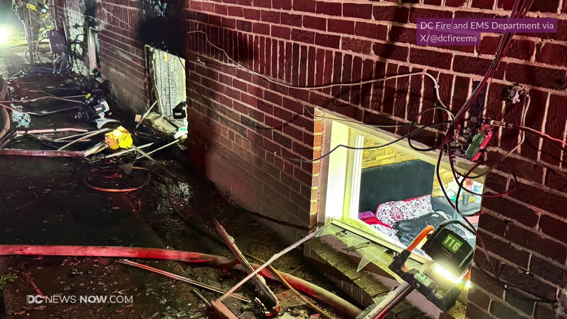 6 People, Dog Displaced After Fire Ignites at DC Row House – DC News ...