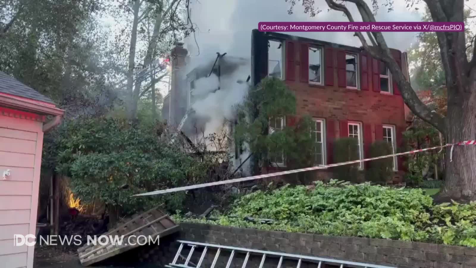 Residents, 2 Dogs Escape After House Catches Fire in Montgomery County ...
