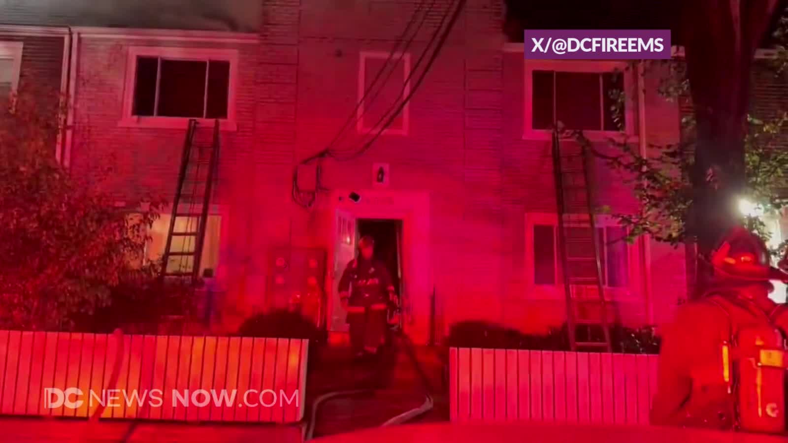 Overnight DC fire displaces multiple people – DC News Now | DC ...