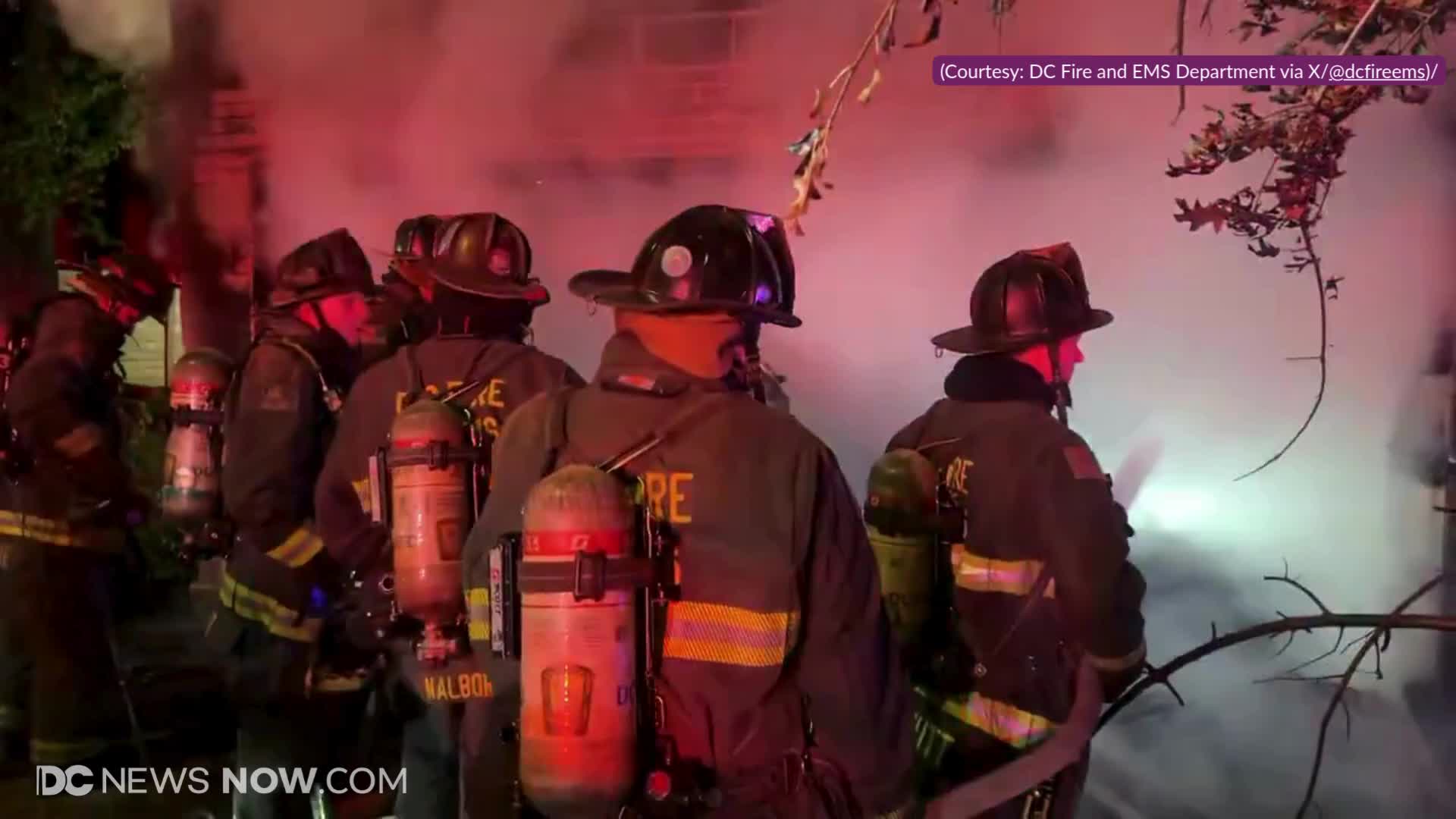 Firefighters Battle Southeast DC Garage Fire – DC News Now | DC ...