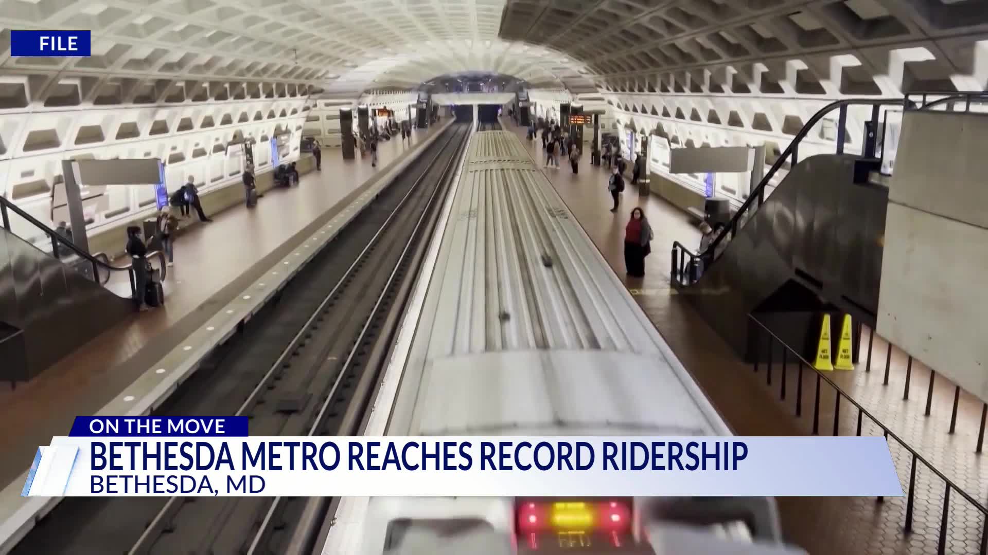 Bethesda Metro Station sees 15k+ trips, breaks 2020 ridership record