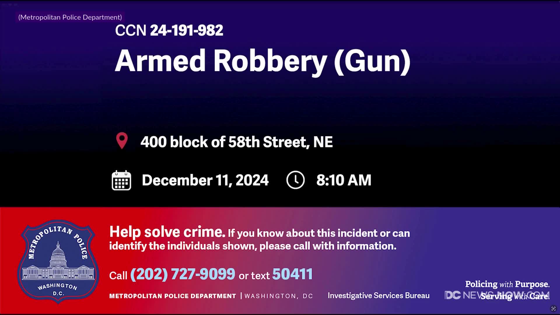 MPD seeks suspect in armed robbery on S. Joyce Street – DC News Now ...