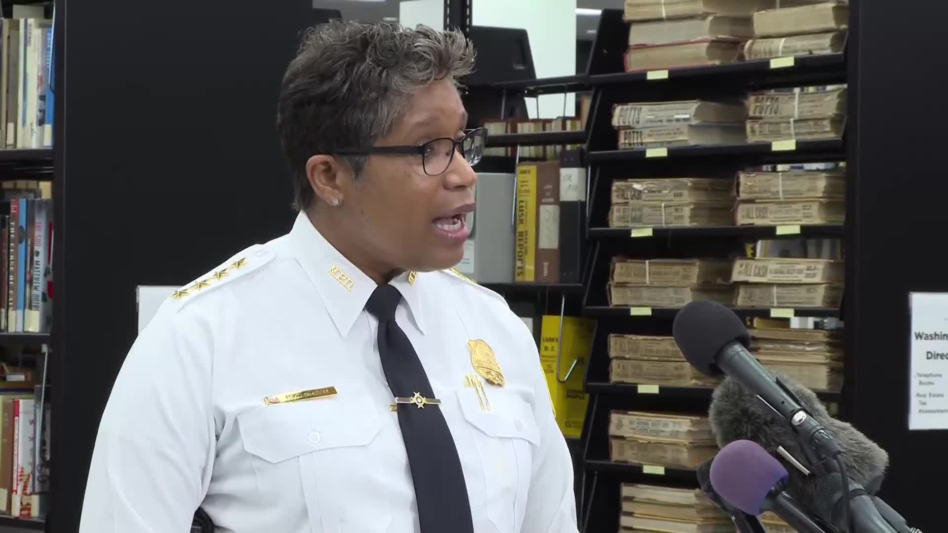 DC police chief holds press conference after Memorial Day weekend ...