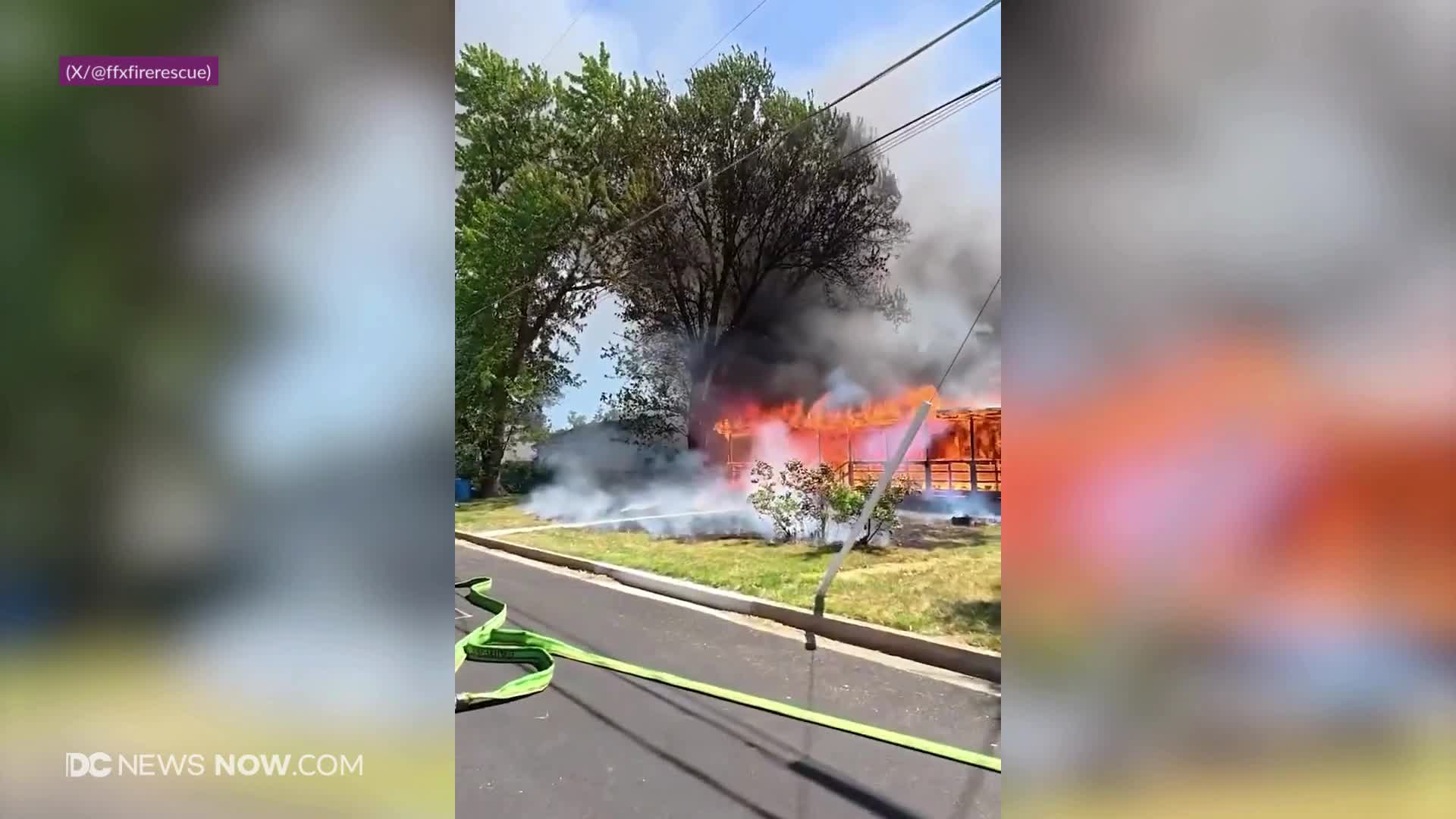 WATCH: Fairfax County firefighters tackle heavy fire in home – DC News ...