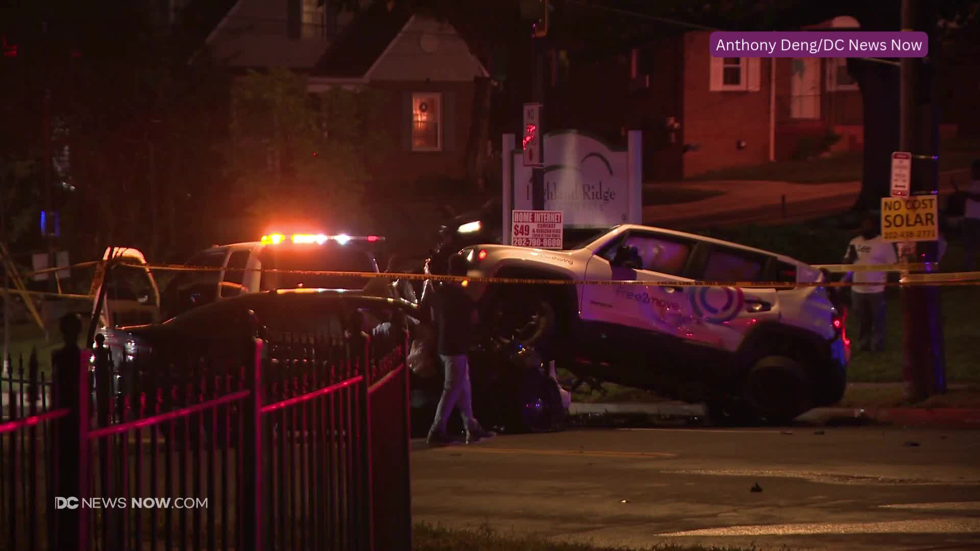 Video shows aftermath of crash involving federal officers in DC – DC ...