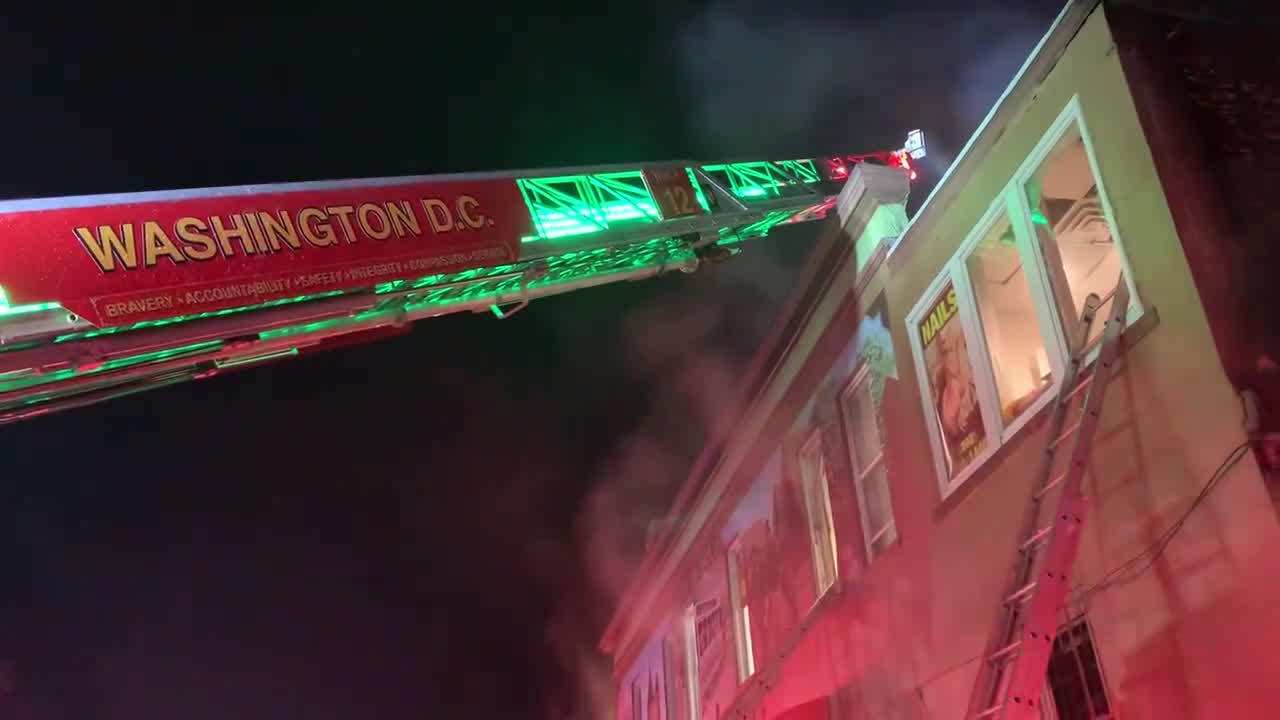Dumpster fire catches, spreads to 2-story building in DC – DC News Now ...