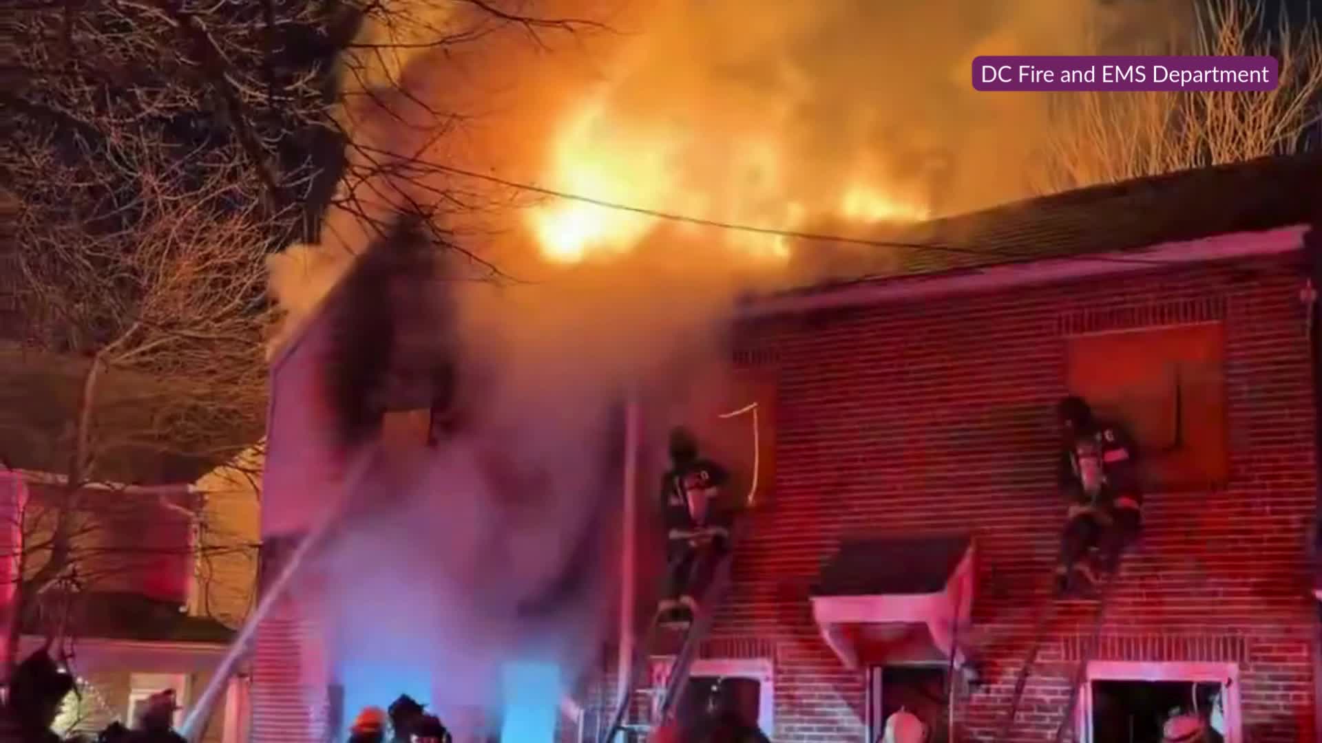 Row House Catches Fire in DC – DC News Now | DC, Virginia, Maryland ...