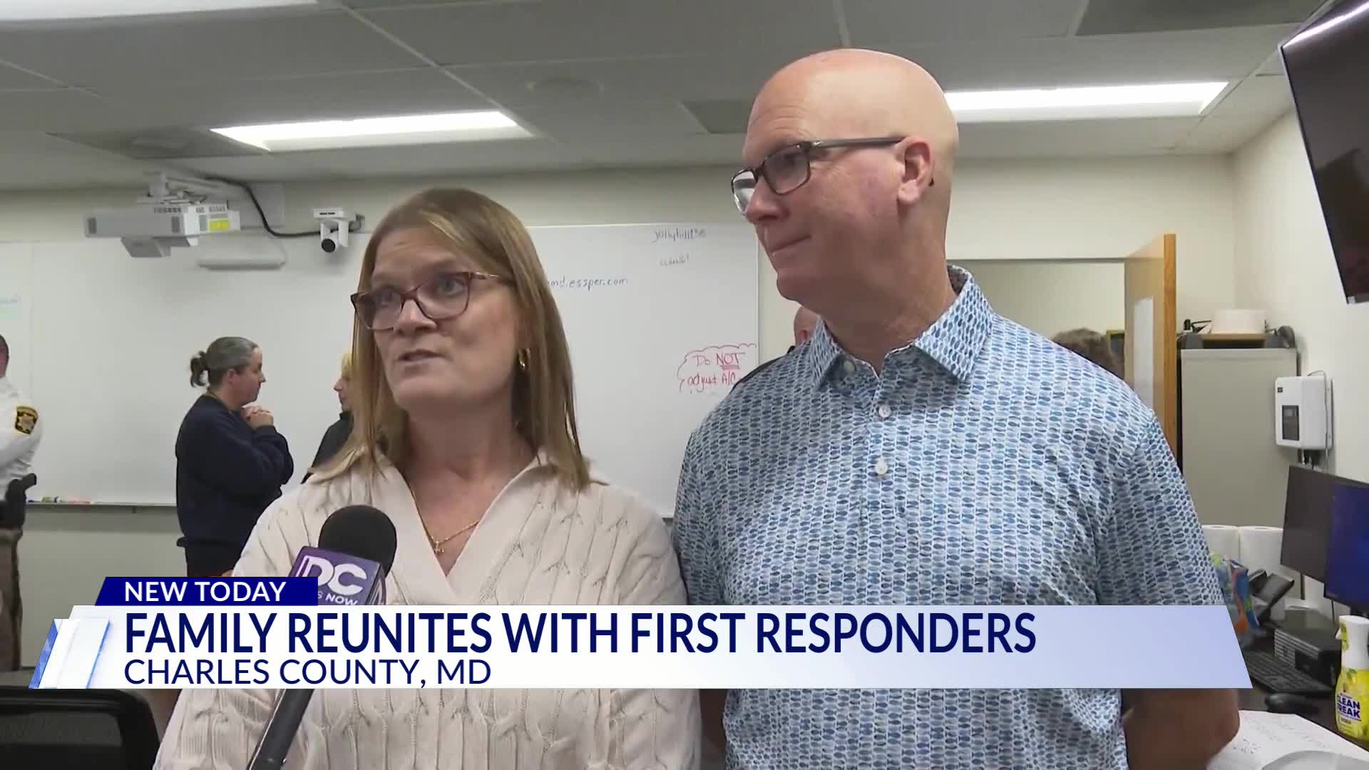 Family reunited with Charles County first responders who saved woman’s ...
