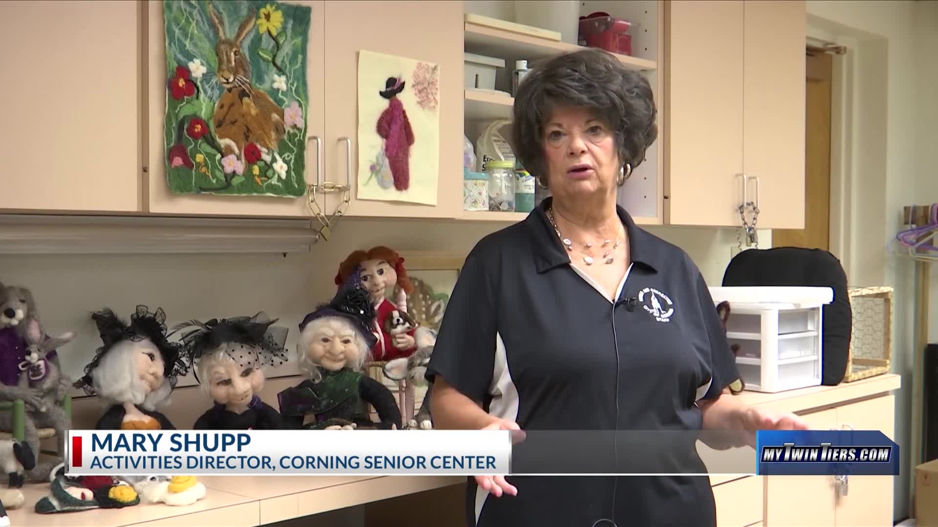 Mornings in Corning Felting at the Corning Senior Center WETM