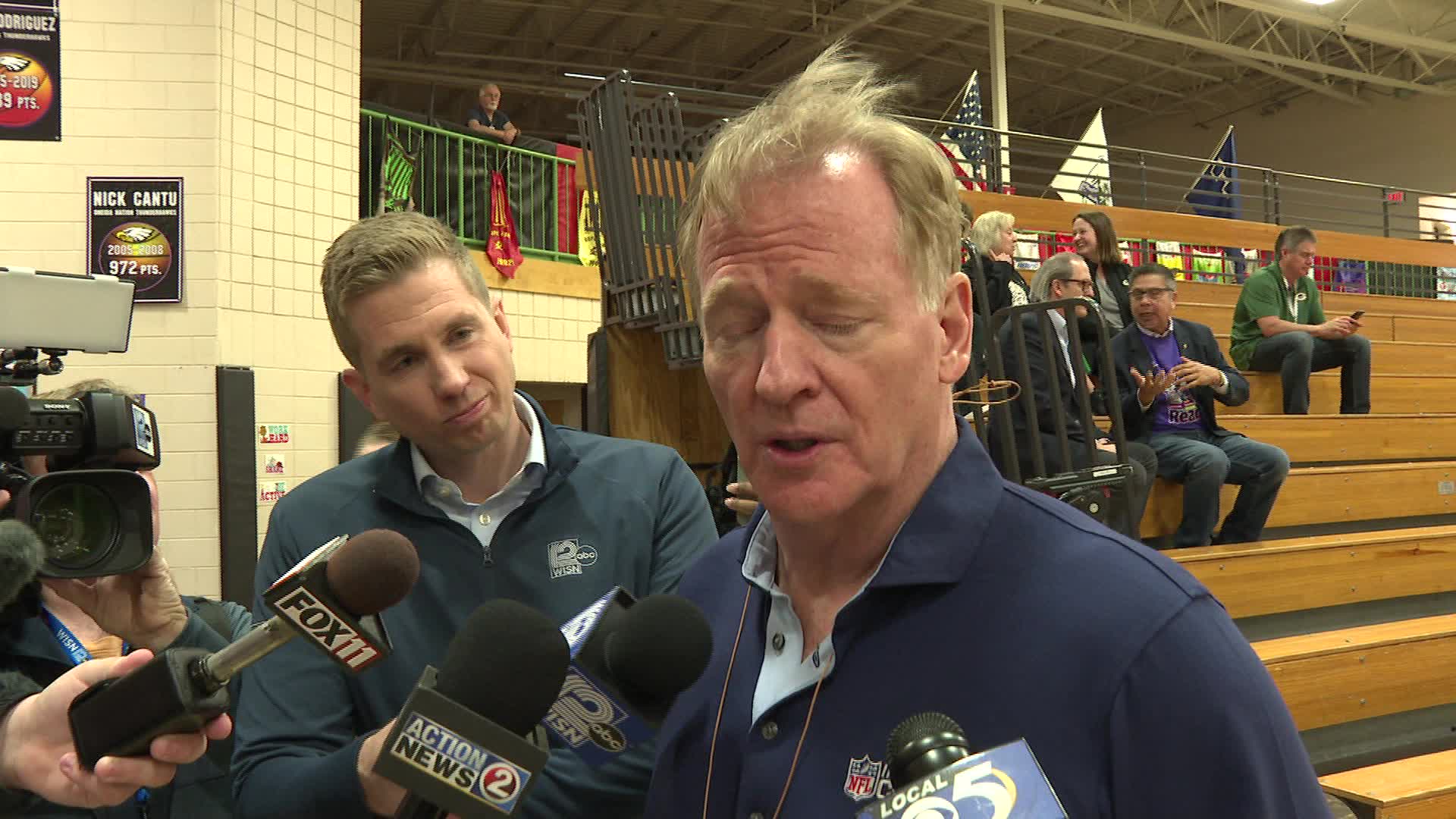 ‘This community deserves it:’ NFL Commissioner Roger Goodell reflects ...
