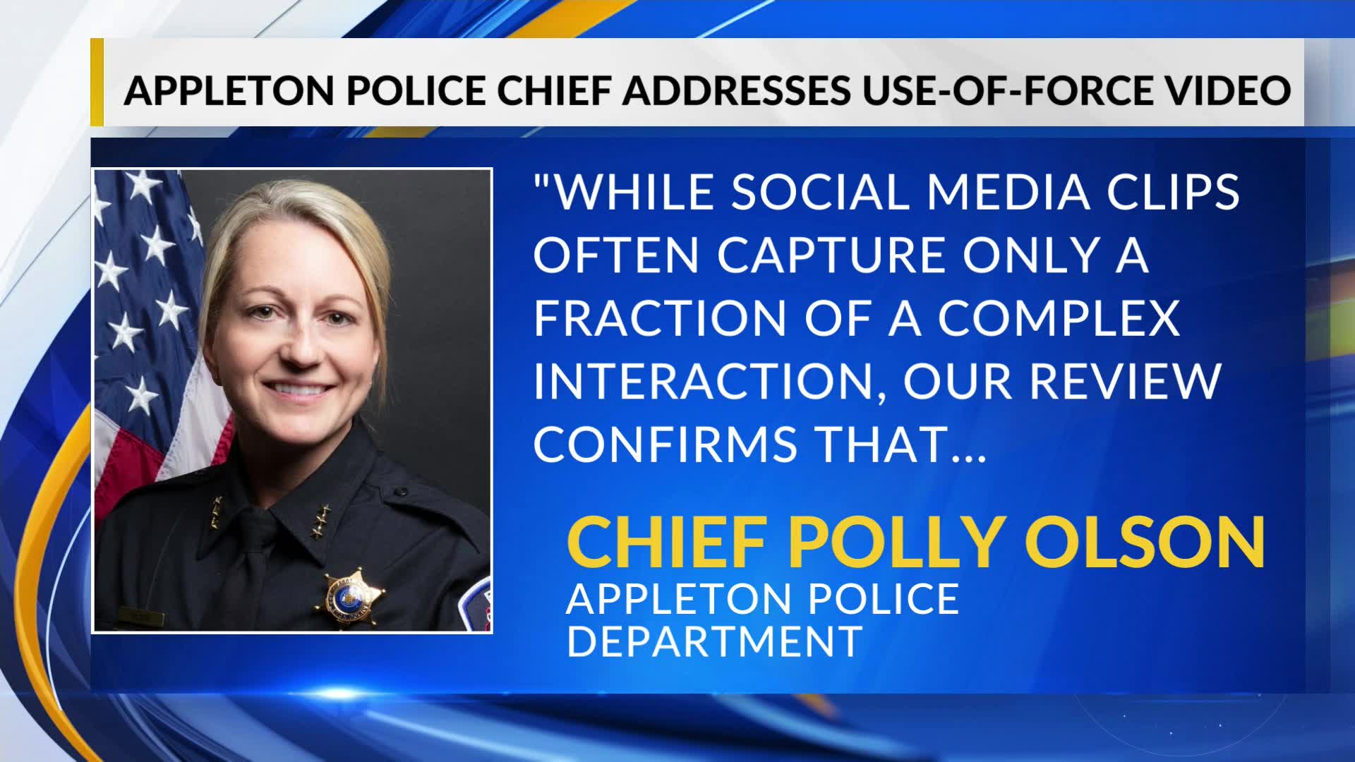 ‘Measured, necessary response’: Appleton PD addresses viral ‘use-of ...