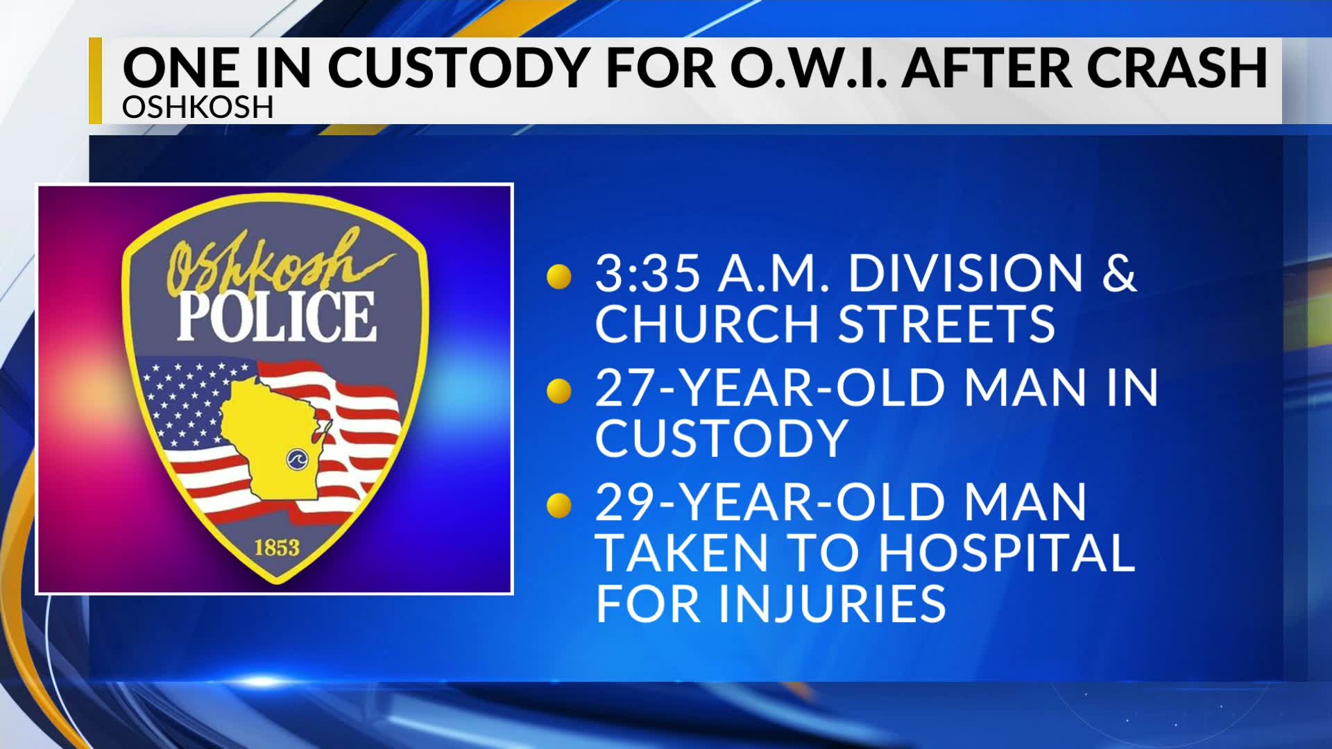 Oshkosh driver arrested for OWI following early morning crash ...