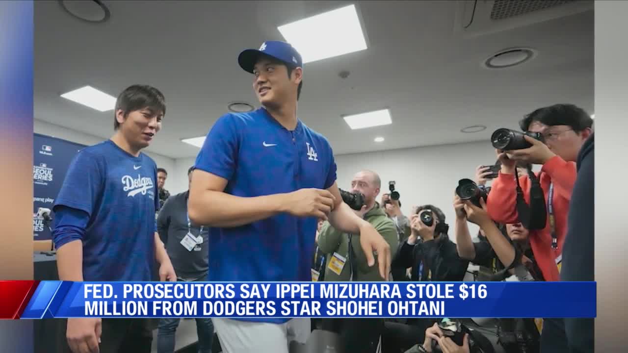 Fed. prosecutors say Ippei Mizuhara stole $16 million from Dodgers star ...