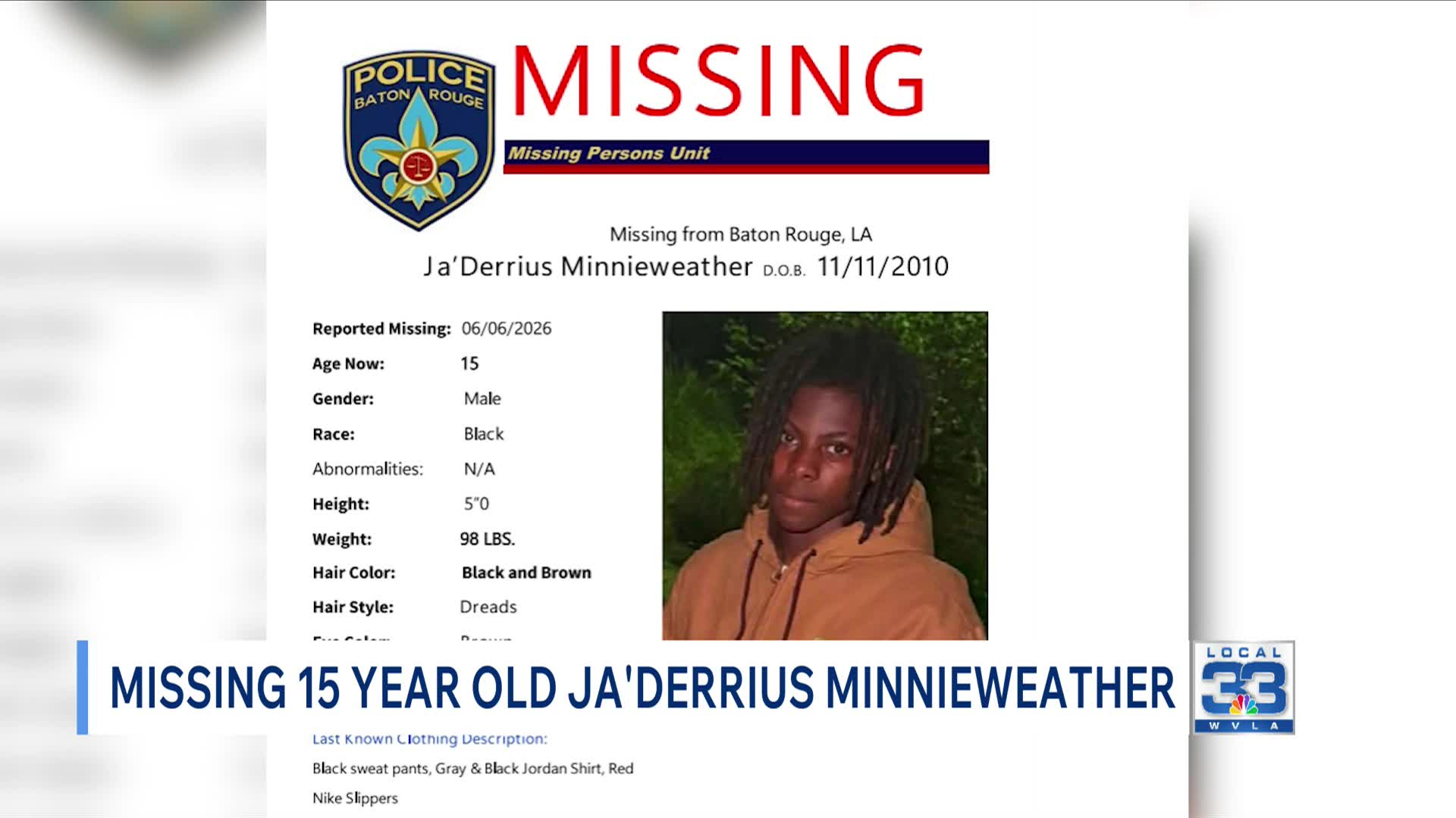 Baton Rouge Police ask public for help in finding missing teen ...
