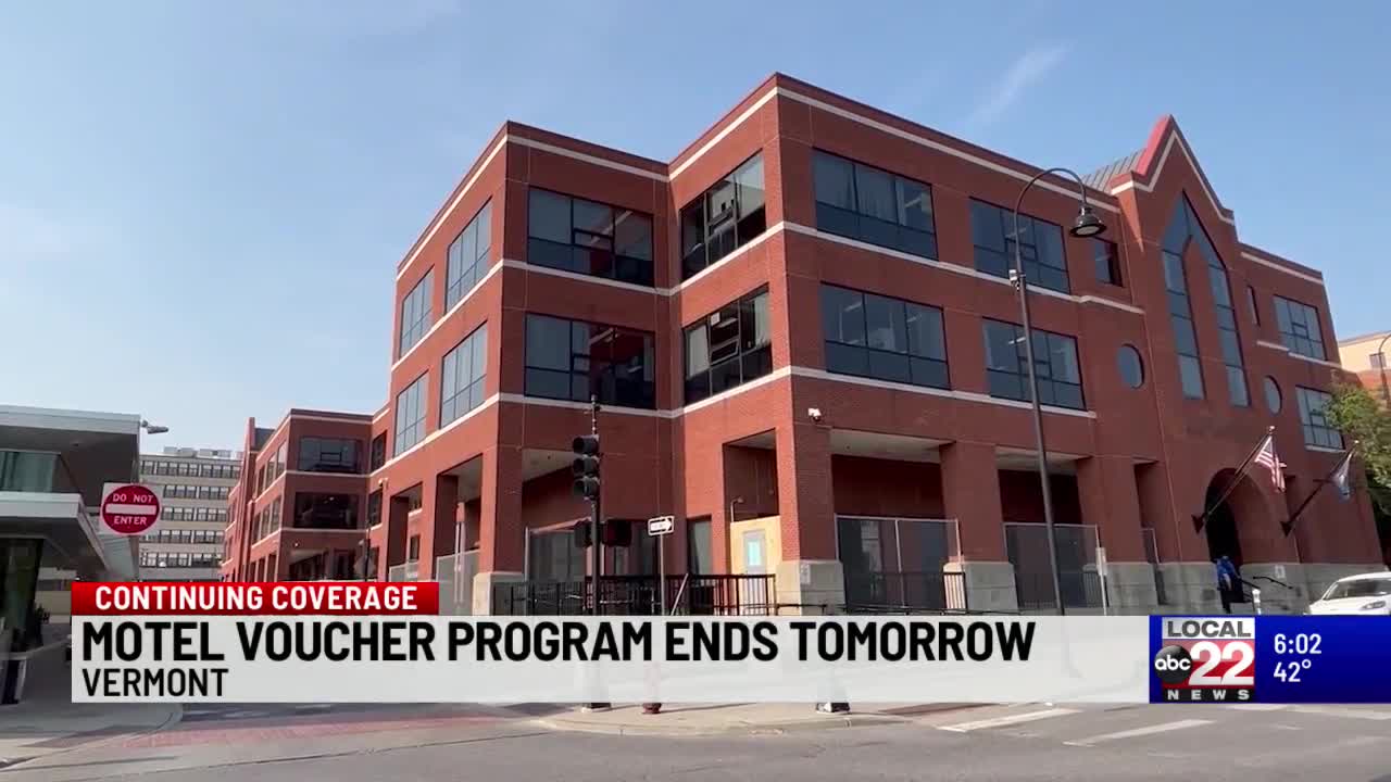 Vermont mayors caught off guard by sudden end to hotel housing program ABC22 & FOX44