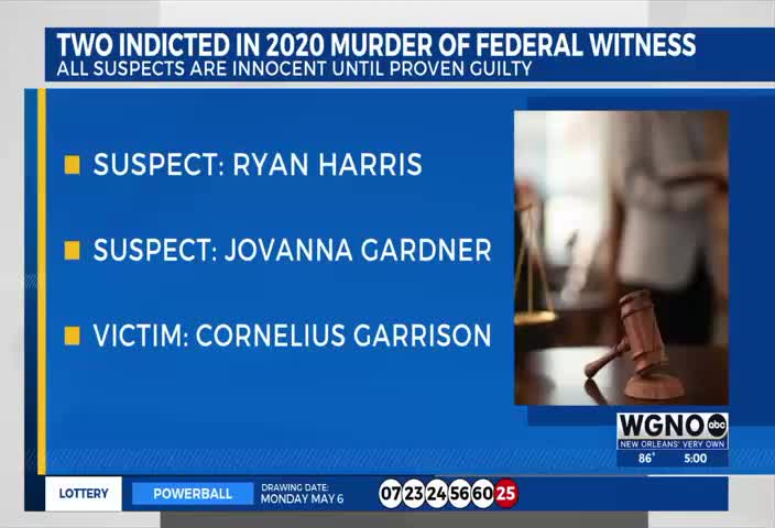 New Orleans-area man, woman accused of killing government witness in ...