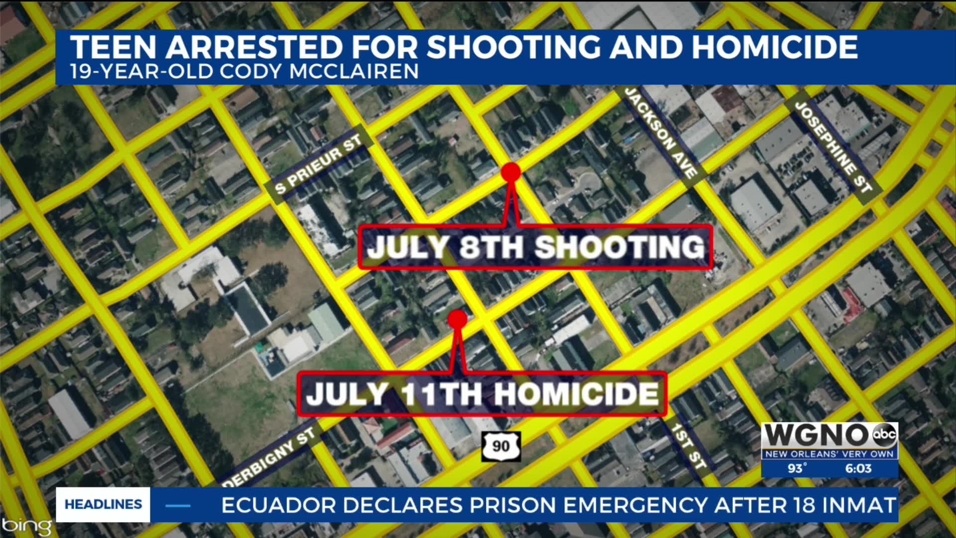 Man arrested in separate New Orleans homicide, shooting cases – WGNO