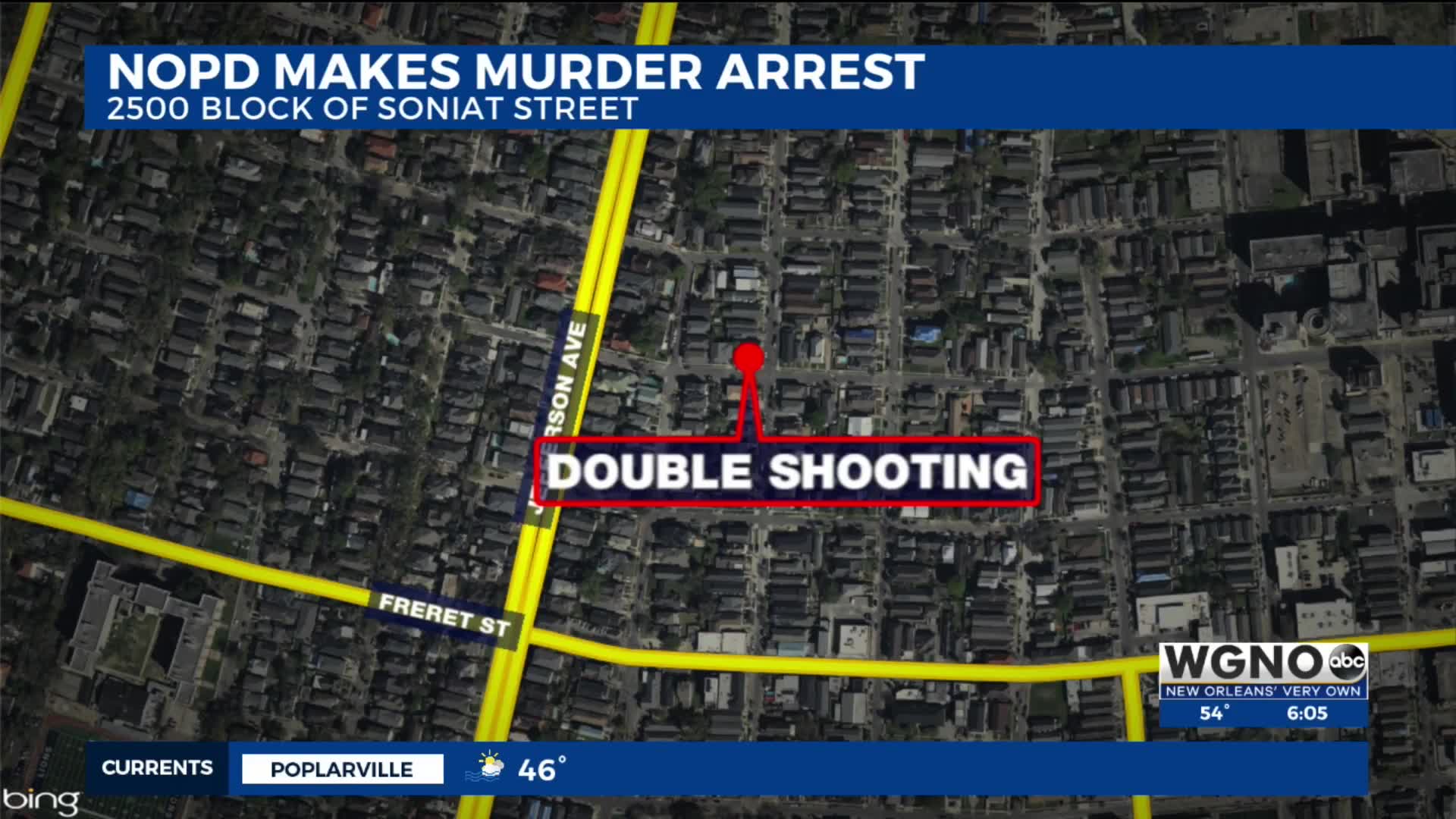 Arrest made in fatal Uptown New Orleans double shooting case – WGNO