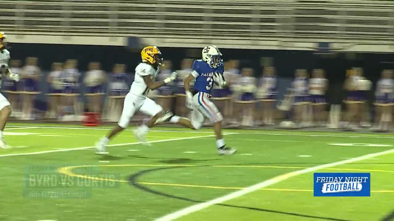 John curtis football wins 35 14 over c e byrd wgno