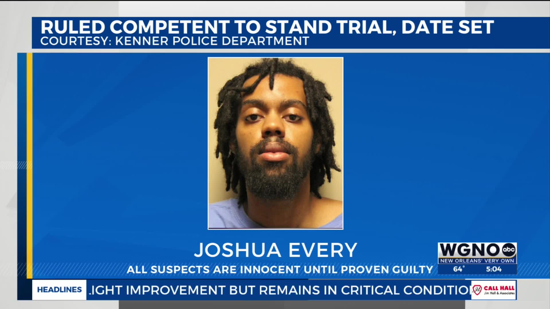 Trial date set for man accused in 2016 fatal stabbing case – WGNO