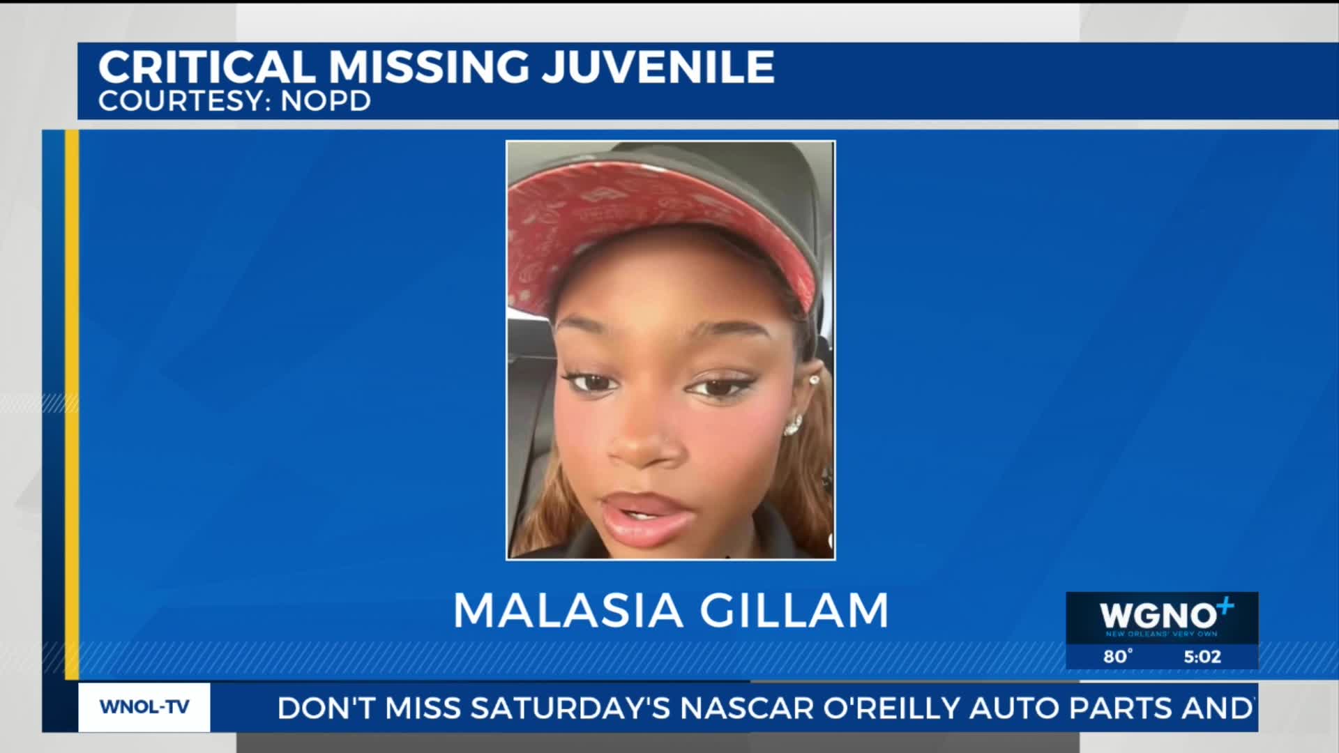 Statewide alert issued for missing New Orleans teenage girl – WGNO