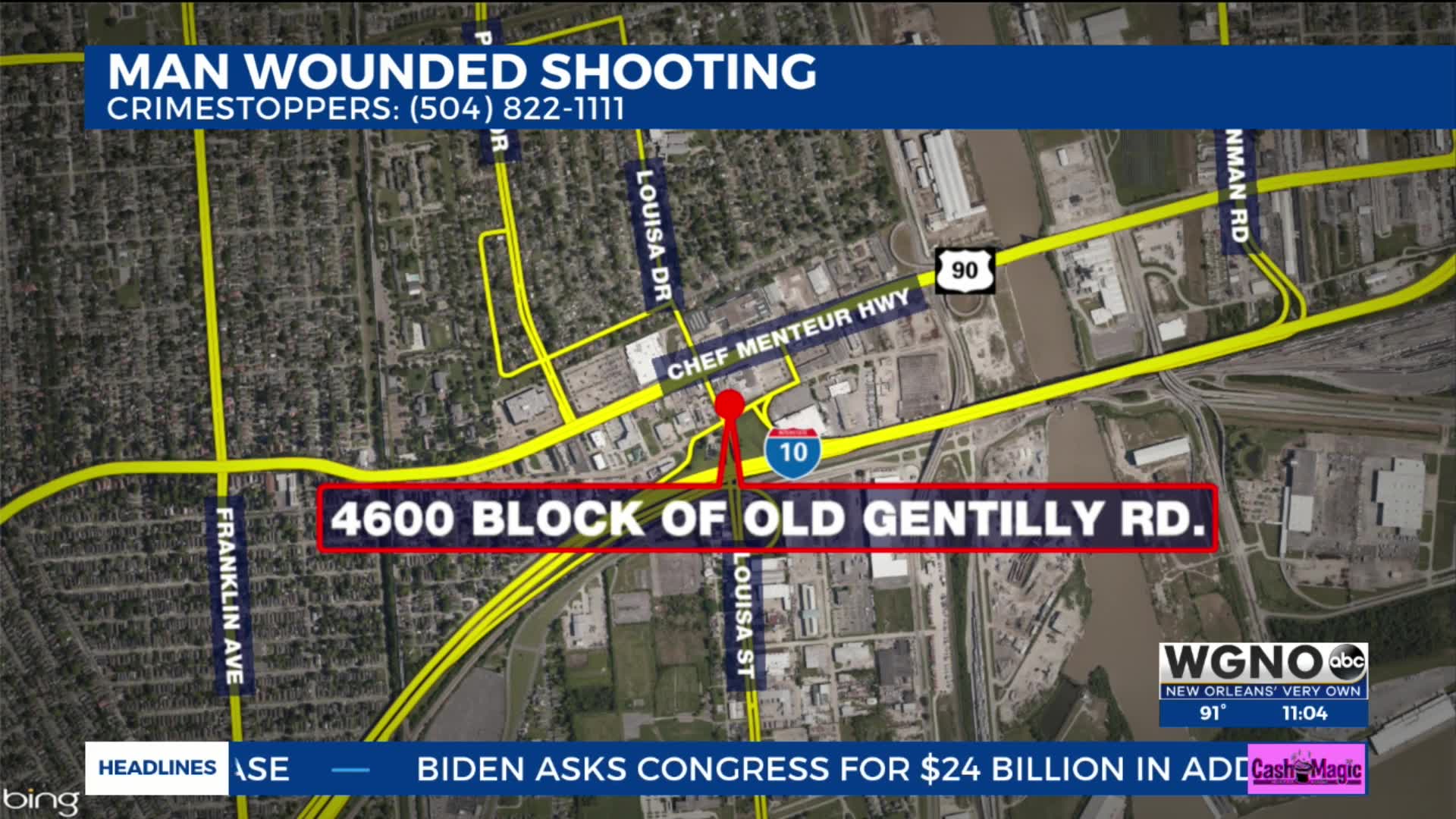 Overnight shootings in New Orleans leave one dead, another wounded – WGNO